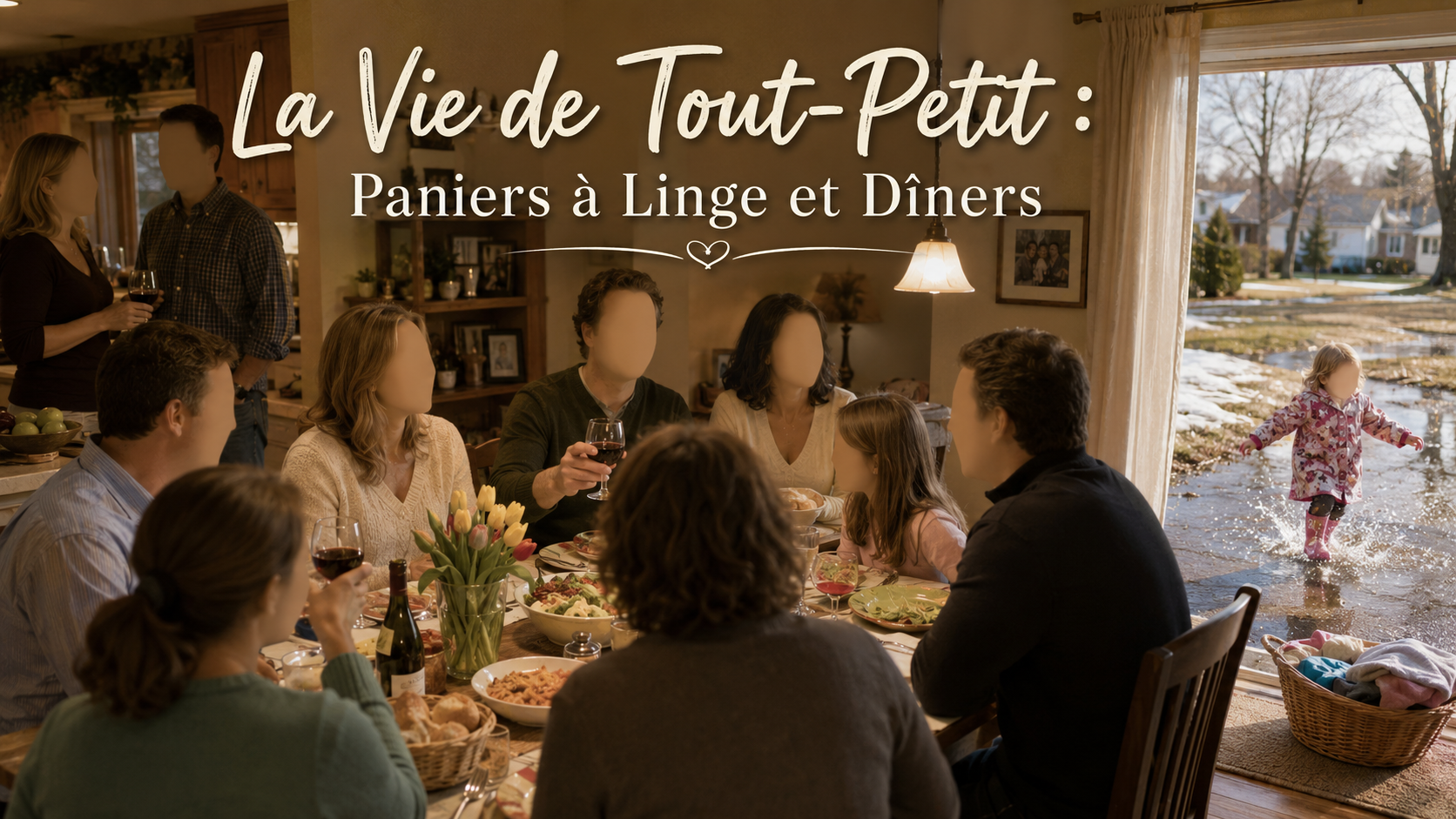 Toddler Life: Laundry Baskets & Dinner Parties